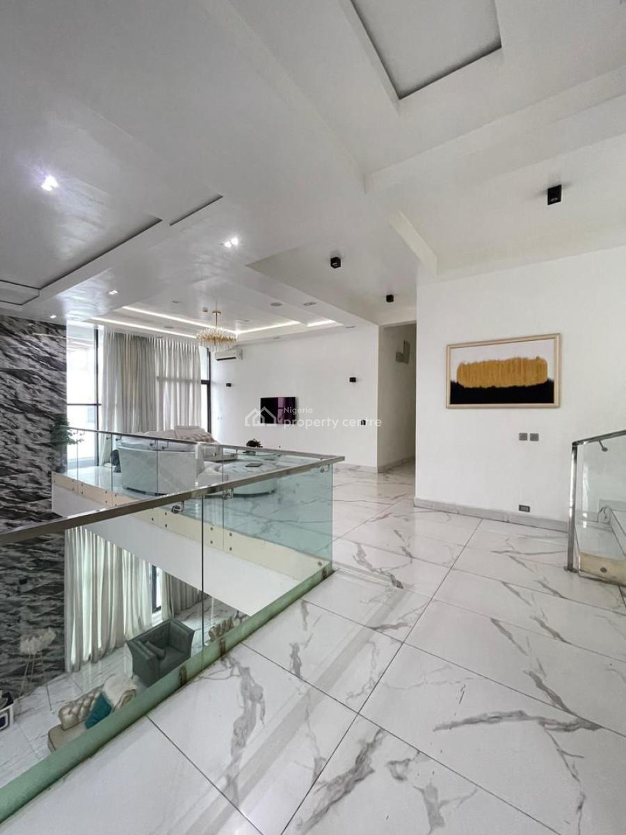 Contemporary 5 Bedroom Fully Detached Duplex with Bq,cinema,swimming, Pinnock Beach Estate, Osapa, Lekki, Lagos, Detached Duplex for Sale