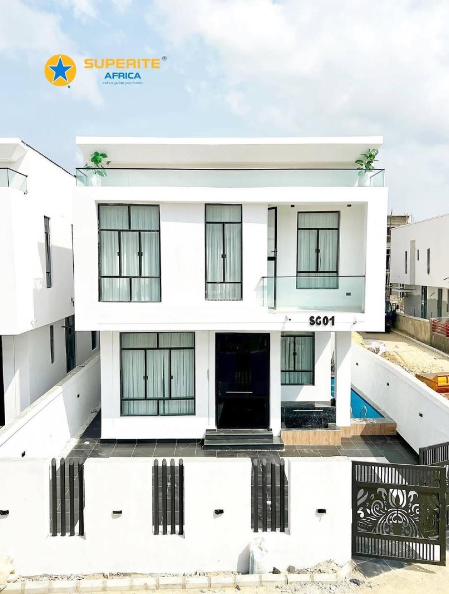 Affordable 5 Bedroom Detached House with Swimming Pool, Chevron Drive, Lekki Phase 2, Lekki, Lagos, Detached Duplex for Sale