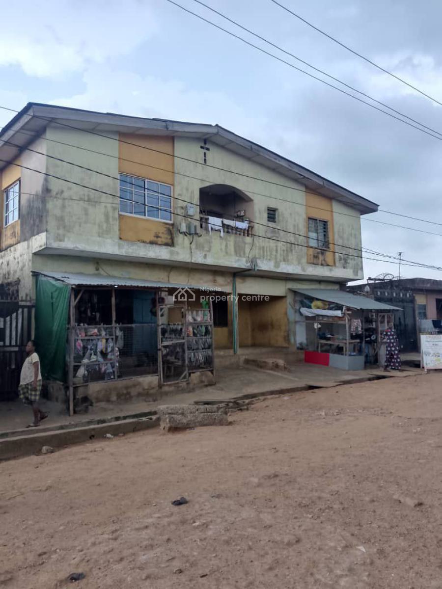 a Storey Building on a Plot of Land in a Commercial Area, Olaniyi, New Oko Oba, Abule Egba, Agege, Lagos, Block of Flats for Sale