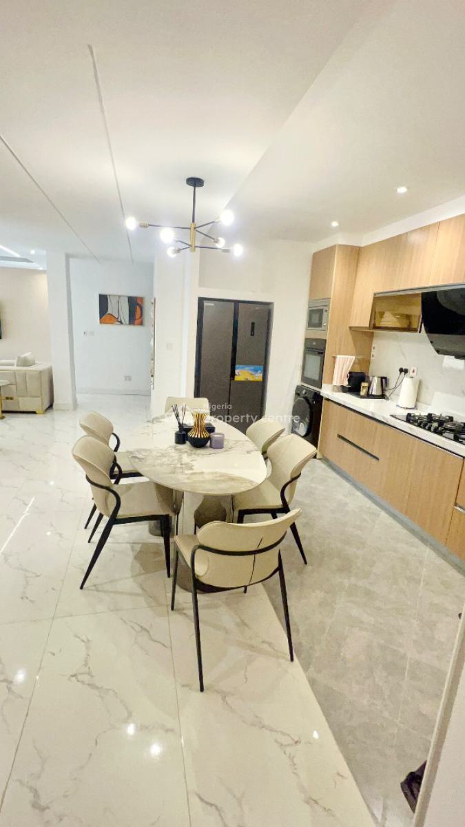 Luxury and Furnished 3 Bedroom Apartment in a Secured Estate, Periwinkle Estate, Lekki Phase 1, Lekki, Lagos, Flat / Apartment for Rent