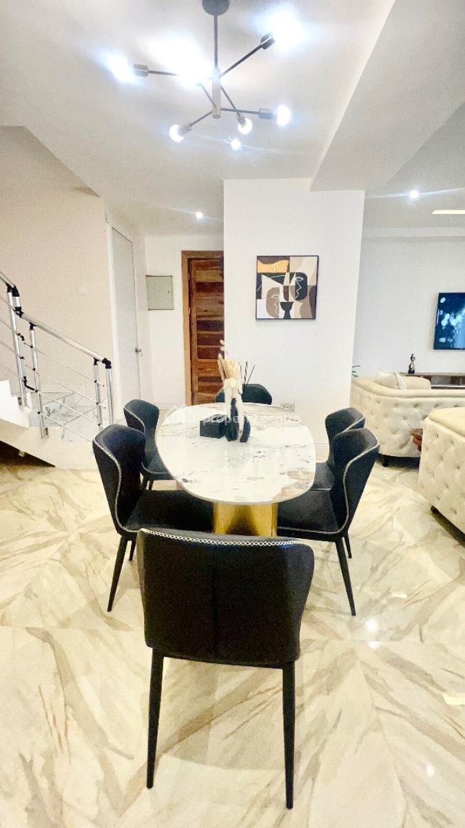 Luxury and Furnished 4 Bedroom Maisonette in a Secured Estate, Periwinkle Estate, Lekki Phase 1, Lekki, Lagos, Flat / Apartment for Rent