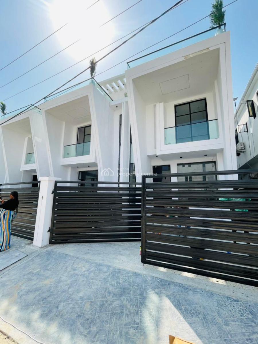 Self Compound 4 Bedroom Semi Detached Duplex with Bq, Ikota, Lekki, Lagos, Semi-detached Duplex for Sale