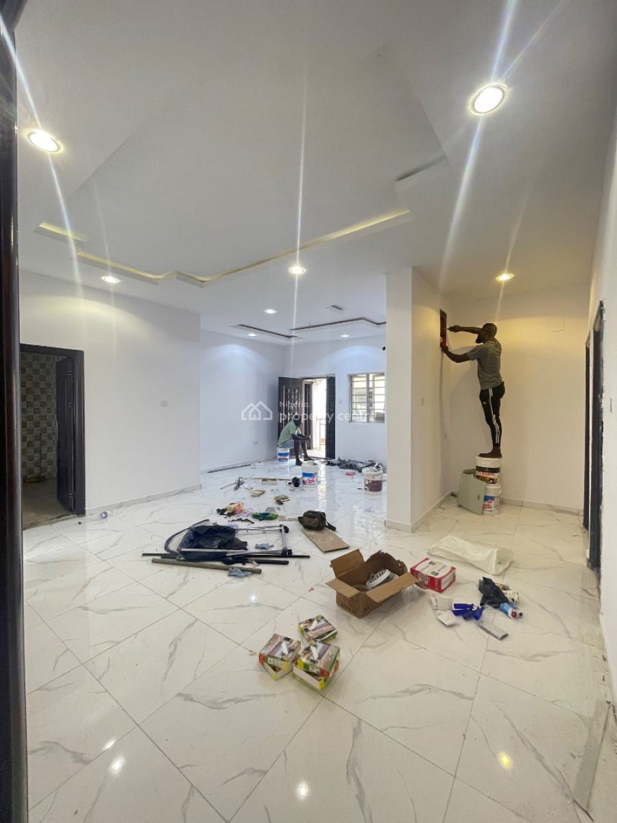 Luxury Standard 2 Bedroom Apartment Upstairs, Sangotedo, Ajah, Lagos, Flat / Apartment for Rent