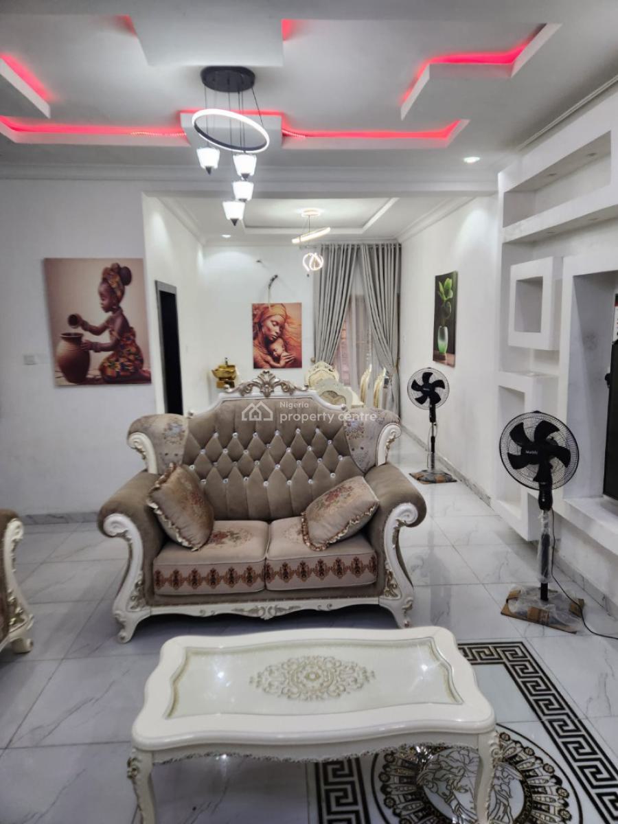 Fully Furnished Duplex with 24 Hours Power, Meridian Estate, Awoyaya Bus-stop, Awoyaya, Ibeju Lekki, Lagos, Terraced Duplex for Rent