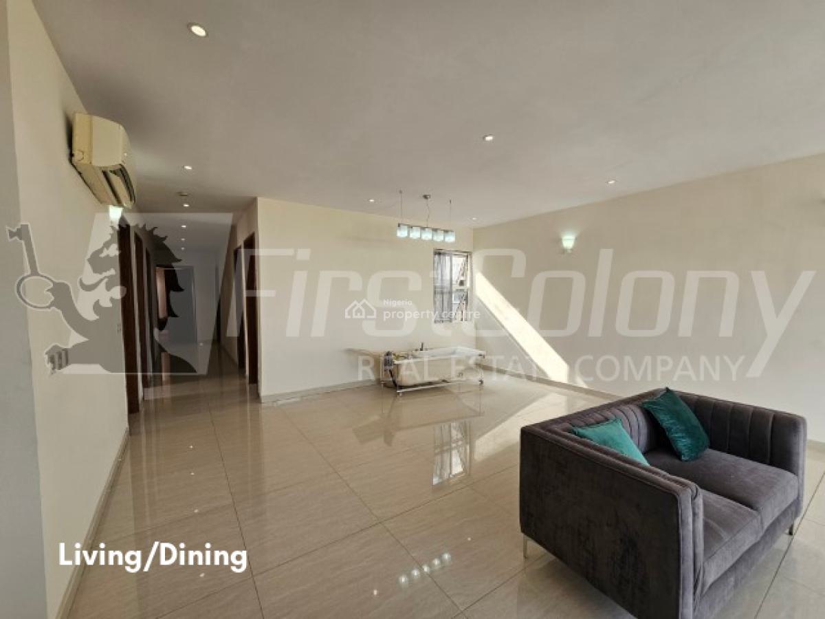 Fully Serviced, Ample 3 Bedroom Apartment, Banana Island, Ikoyi, Lagos, Flat / Apartment for Rent