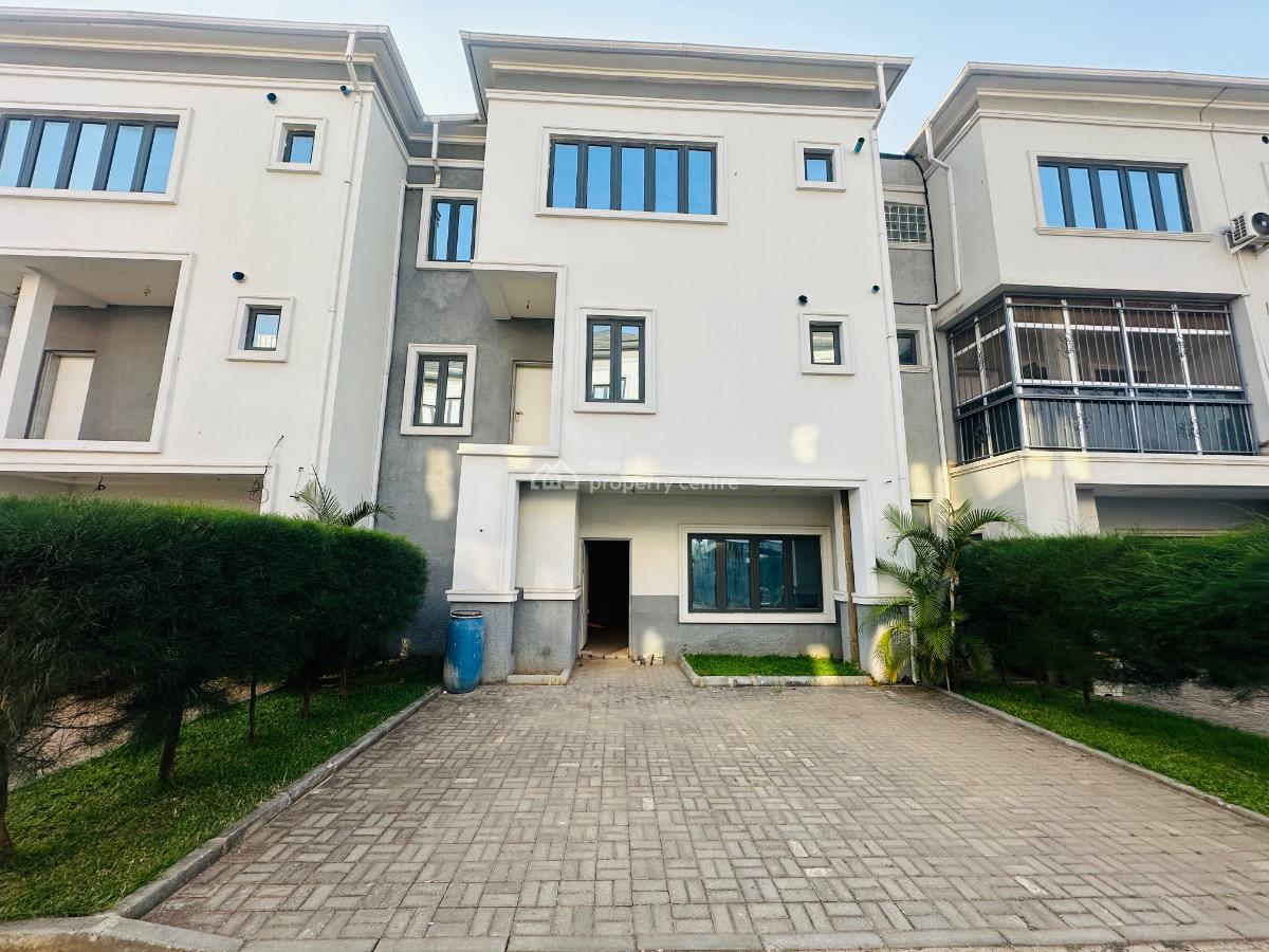 Semi Finished 4 Bedroom Terrace Duplex with Bq, Serene Environment, Maitama District, Abuja, Terraced Duplex for Sale