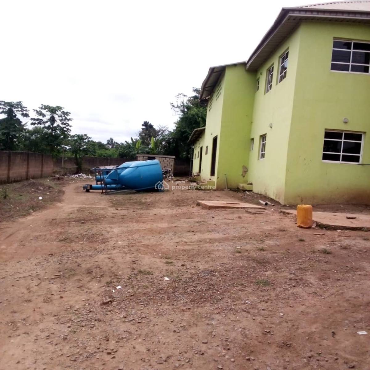 4 Plots (2692m2) in a Developed Area: Very Close to The Express, Off Old Lagos Road, Ibadan, Oyo, Warehouse for Sale