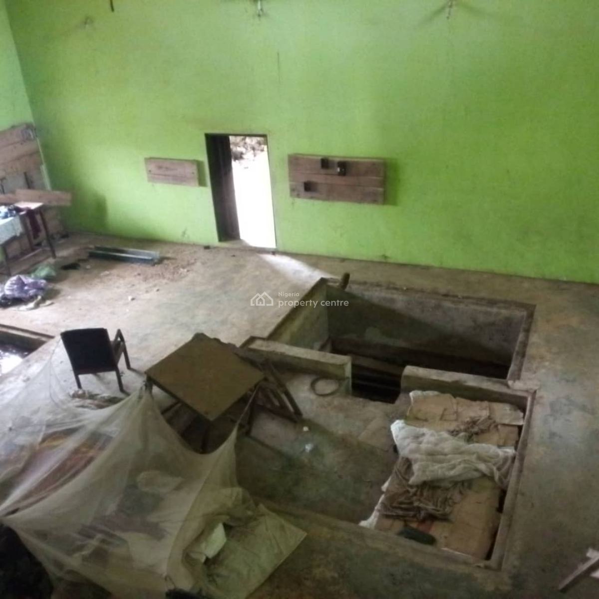 4 Plots (2692m2) in a Developed Area: Very Close to The Express, Off Old Lagos Road, Ibadan, Oyo, Warehouse for Sale