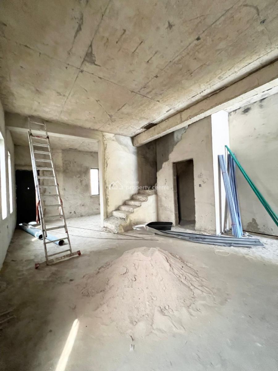 Luxury 4 Bedroom Semi Detached Duplex Carcass., Awoyaya, Ibeju Lekki, Lagos, Semi-detached Duplex for Sale