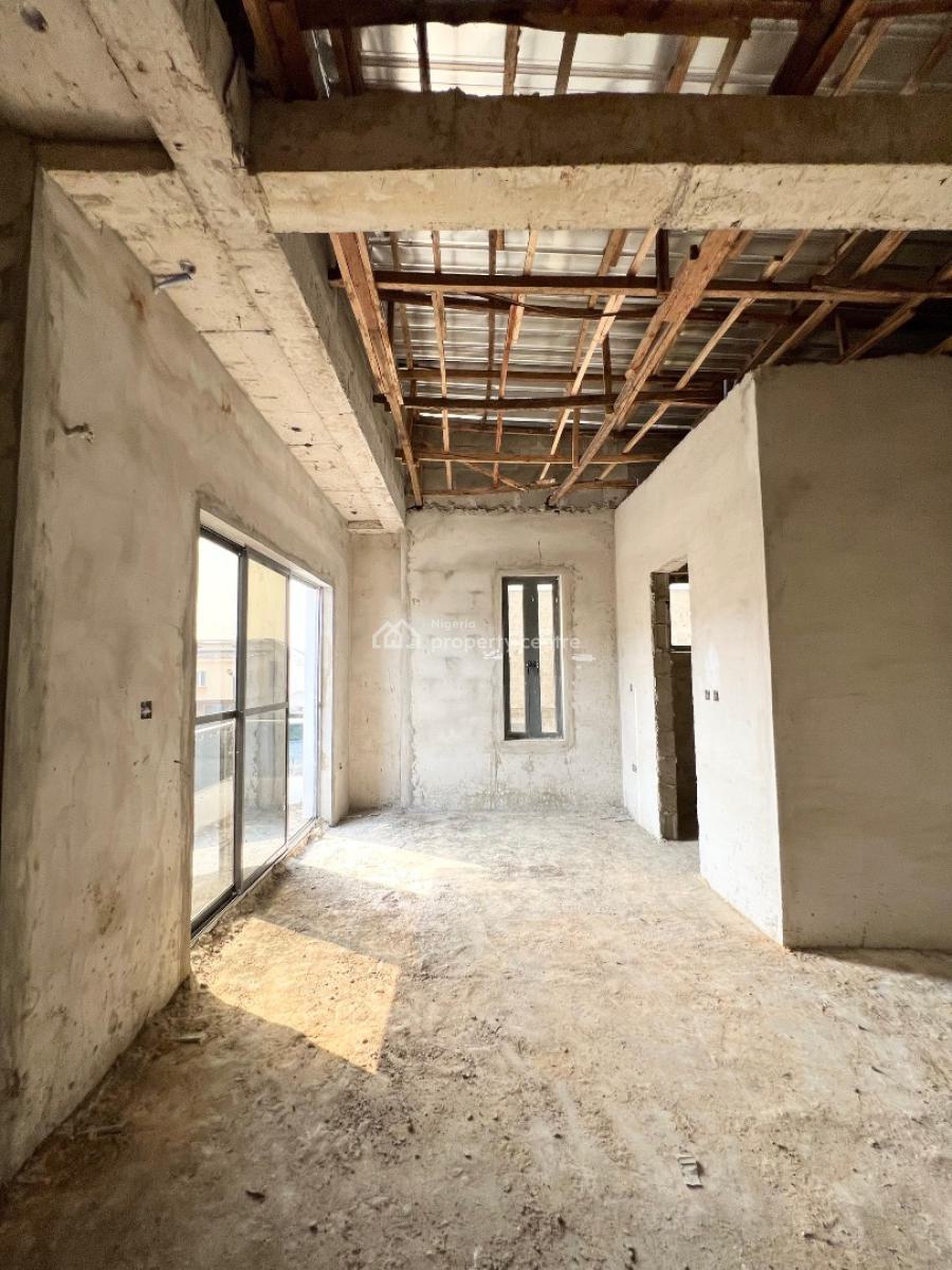 Luxury 4 Bedroom Semi Detached Duplex Carcass., Awoyaya, Ibeju Lekki, Lagos, Semi-detached Duplex for Sale