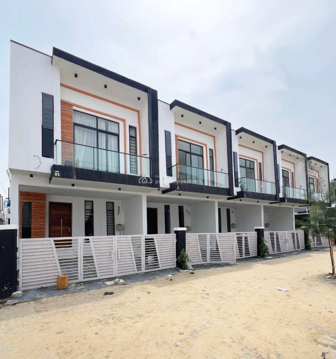 4 Bedroom Duplex with Separate Compound for Privacy, Ikota, Lekki, Lagos, Semi-detached Duplex for Sale