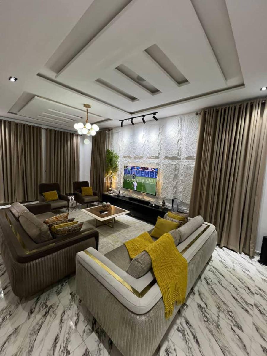 Fully Furnished Four Bedroom Terrace Duplex Comes with 24 Hrs Power, Ikate, Lekki, Lagos, Terraced Duplex for Rent