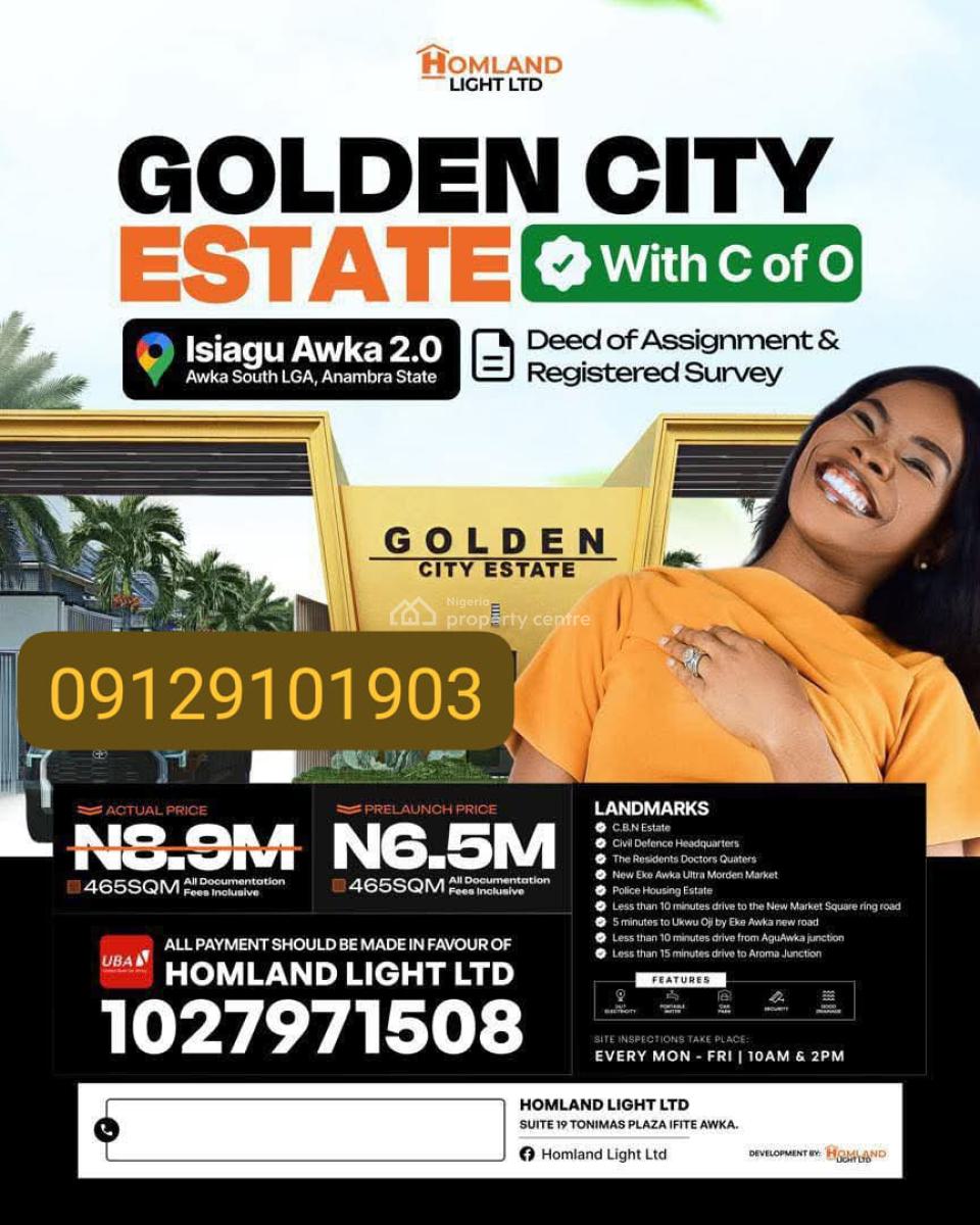 Plots of Affordable Land, Isiagu, Awka, Anambra, Mixed-use Land for Sale