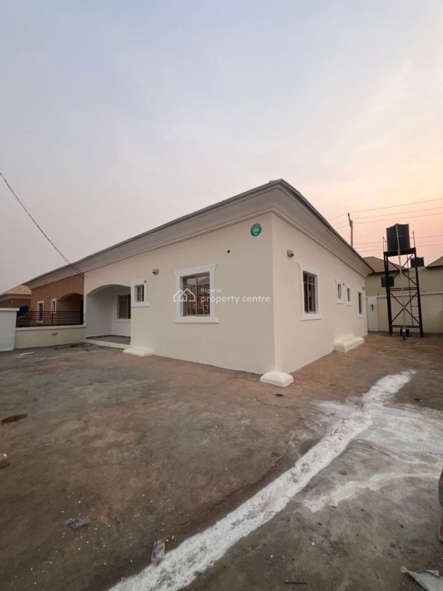 Nice 2 Bedroom Semidetached Bungalow Private Compound, Becky Garden Estate By City College, Karu, Abuja, Semi-detached Bungalow for Rent