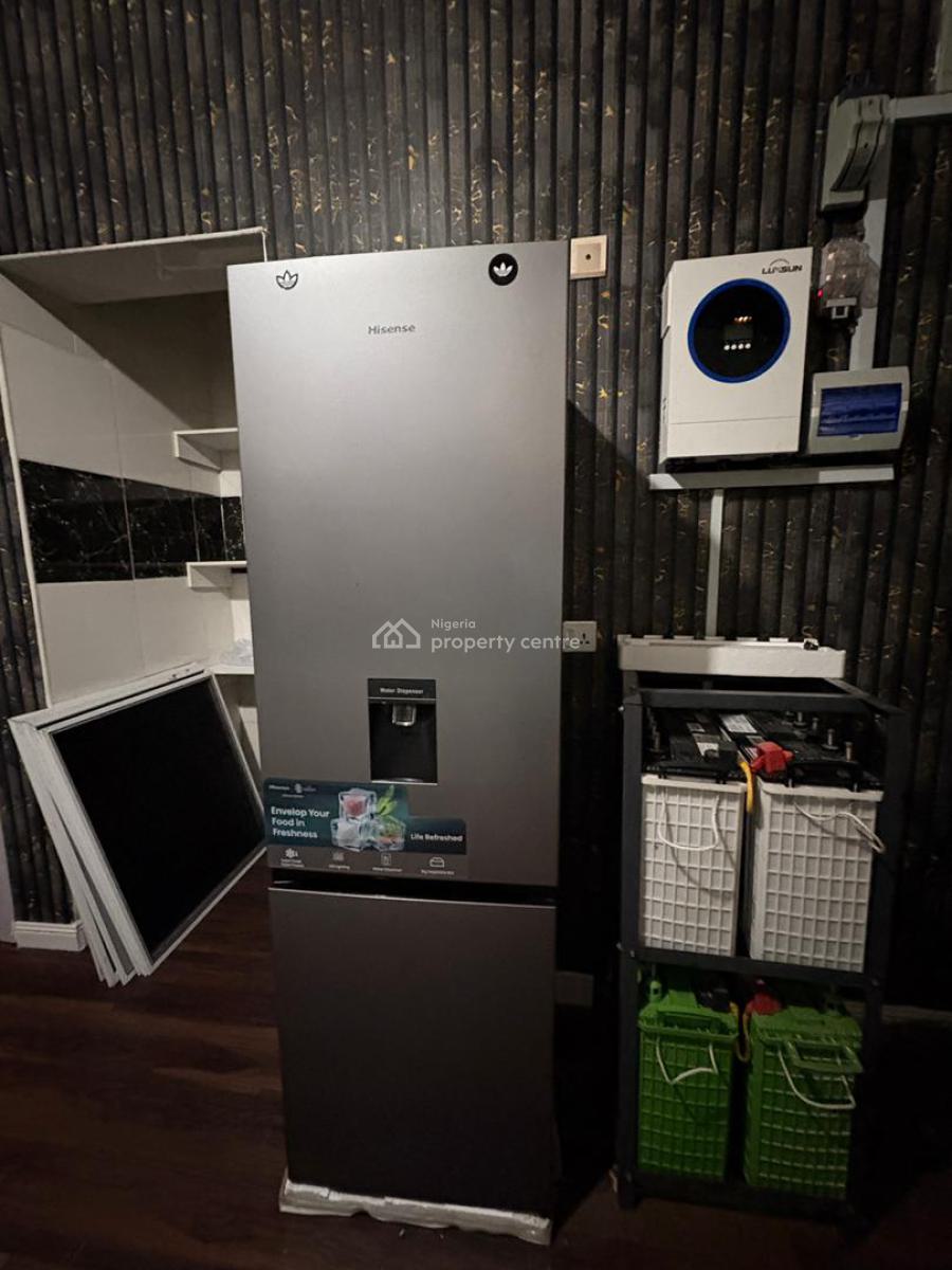 Luxury Self Serviced Furnished 4 Bedroom Terrace House with Internet, Ikota Mega Chicken, Ikota, Lekki, Lagos, Terraced Duplex for Rent