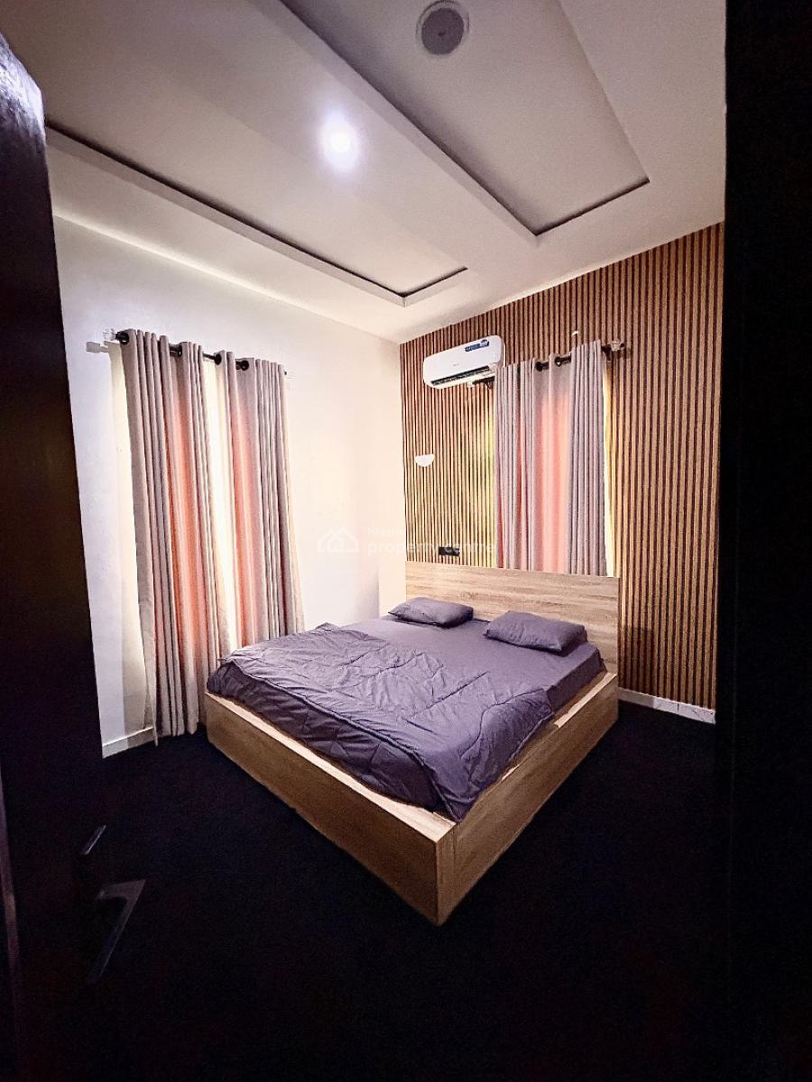 Luxury Self Serviced Furnished 4 Bedroom Terrace House with Internet, Ikota Mega Chicken, Ikota, Lekki, Lagos, Terraced Duplex for Rent