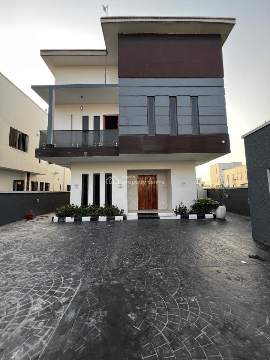 Spacious 5 Bedroom Luxury Duplex with Swimming Pool, Bq, Pinnock Beach Estate, Osapa, Lekki, Lagos, Detached Duplex for Rent