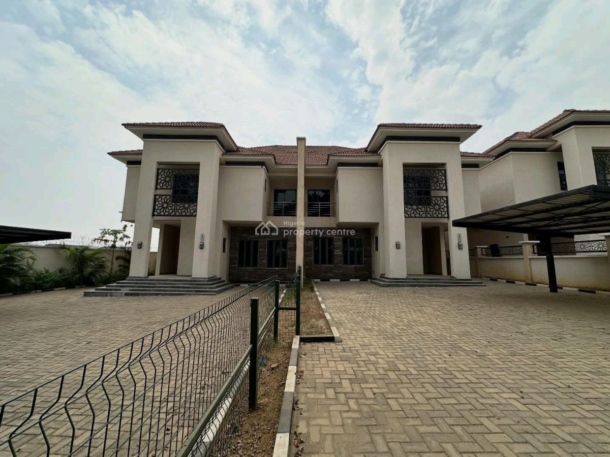 New 6 Bedroom Semi Detached Duplex + Boys Quarters 2 Living Rooms Space, Apo, Abuja, House for Sale