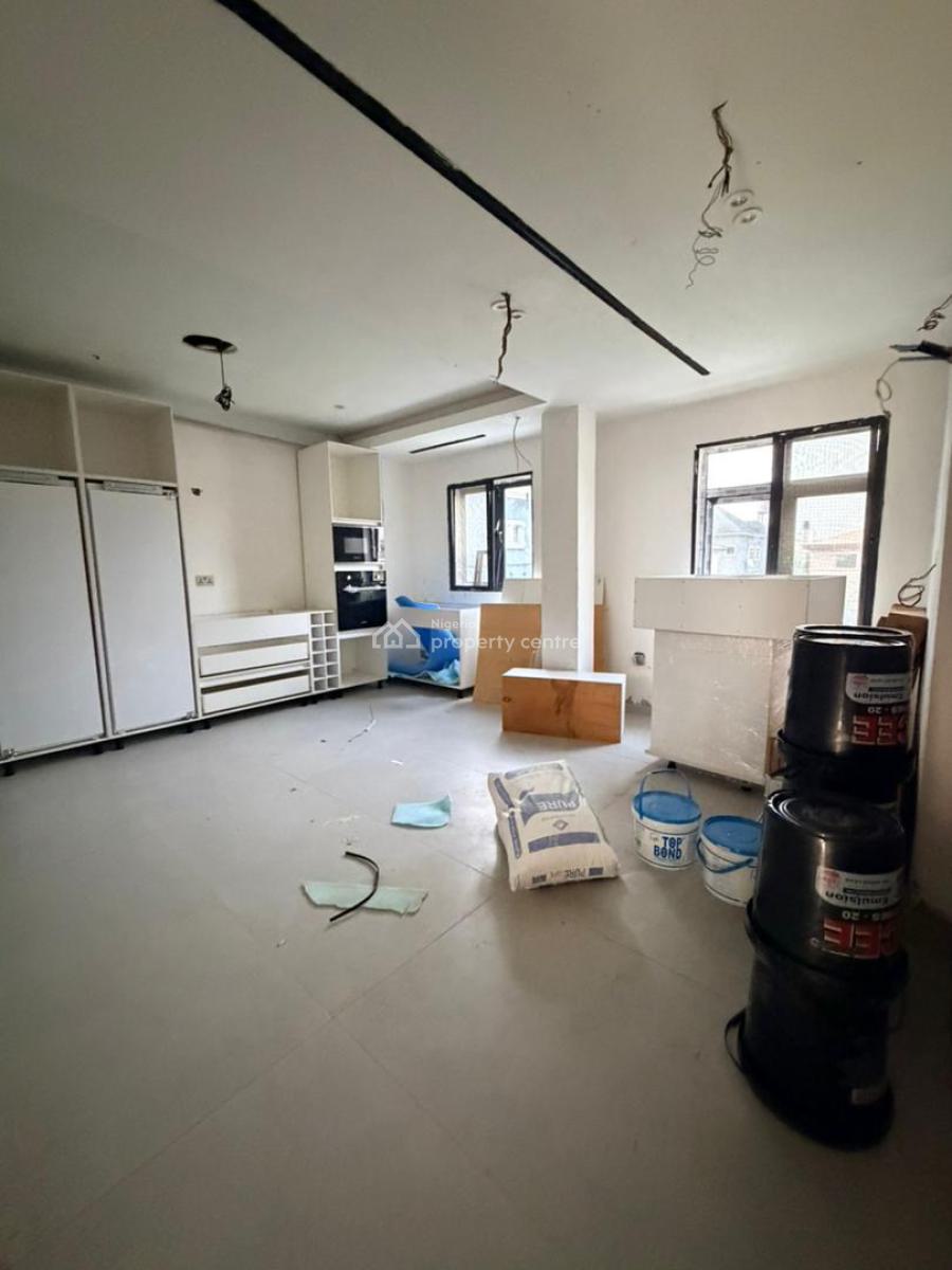 Lovely Built 4-bedroom Townhouse (carcass Finish) in a Secure Area, Gbagada, Lagos, Terraced Duplex for Sale