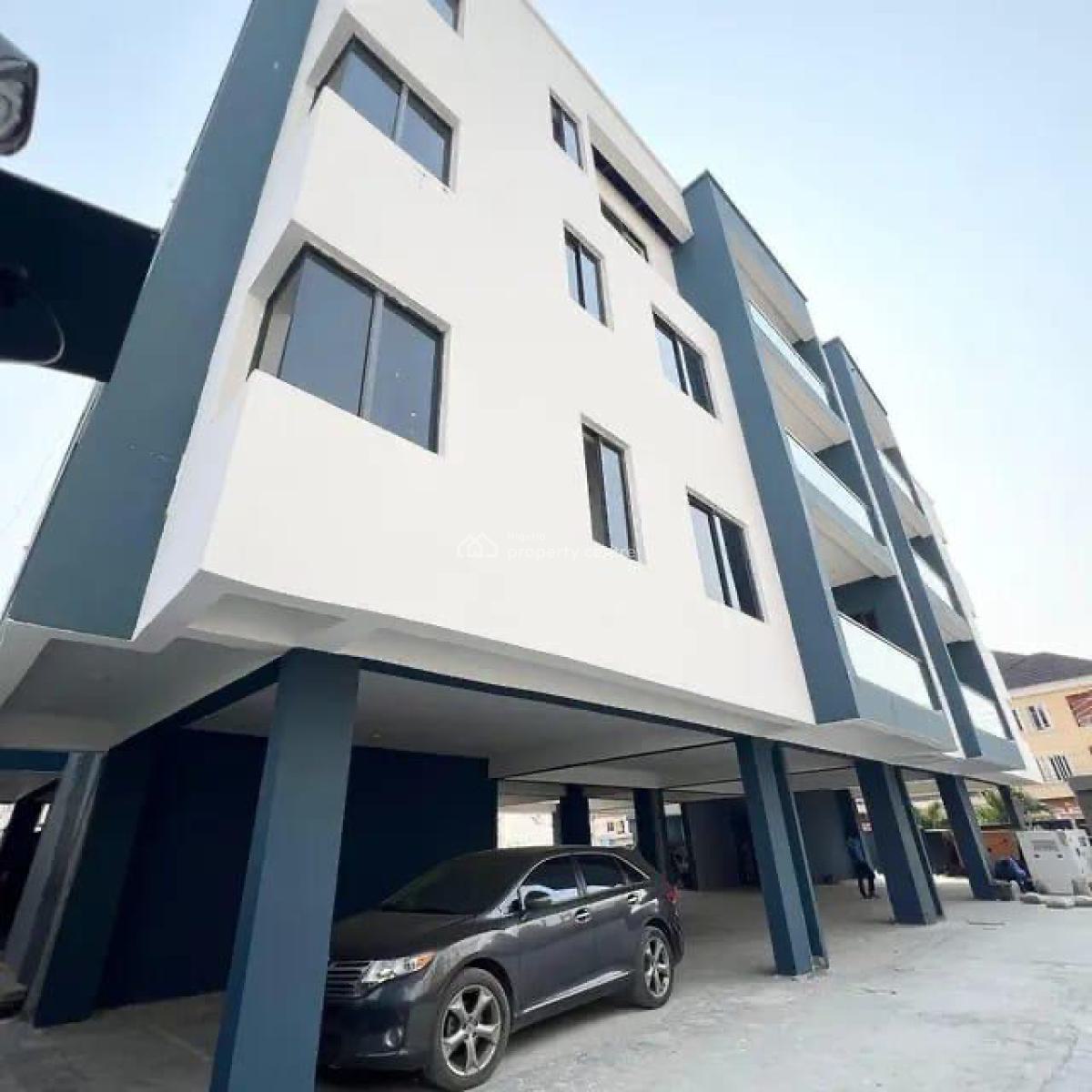 Fully Serviced 2 Bedroom Apartment with Swimming Pool, Security Post, Ikate, Lekki, Lagos, Block of Flats for Sale