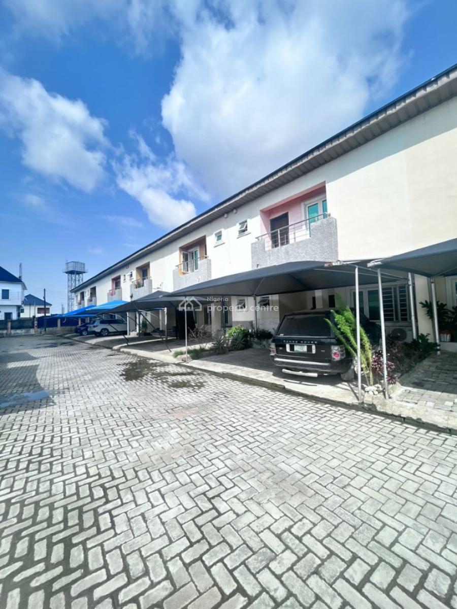 Executive Serviced 2 Bedrooms Terraced Duplex with a Room Bq, Ikate Elegushi, Lekki, Lagos, Terraced Duplex for Rent
