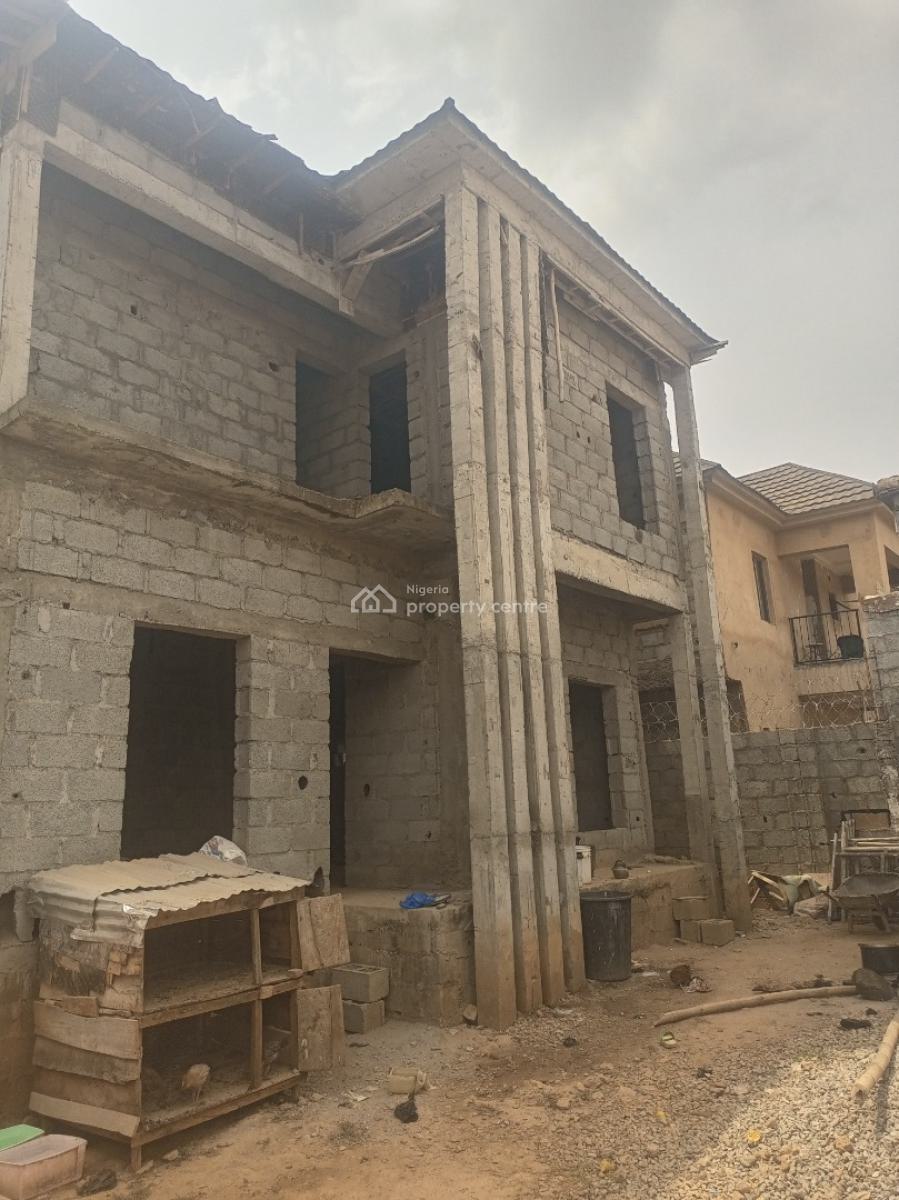 5 Bedroom Full Detached Duplex 2 Living Rooms Main and Private Living, Fo1 Layout, Kubwa, Abuja, Detached Duplex for Sale