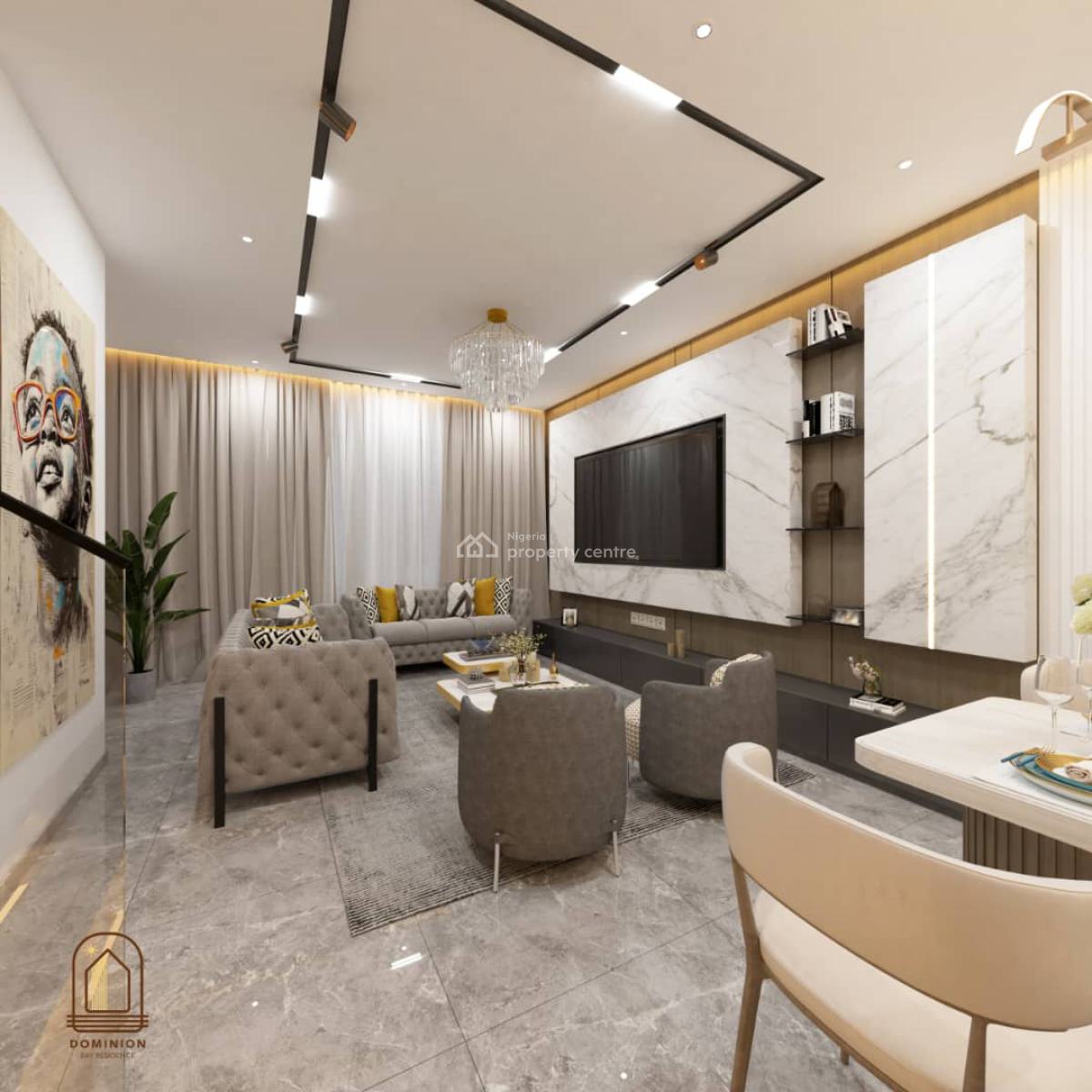 Own Secure Coastal Property Near Vi  Dominion Bay Residence, Atican Beach Resort, 15 Mins From Vi,lagos–calabar Coastal Road,, Lekki, Lagos, Terraced Duplex for Sale