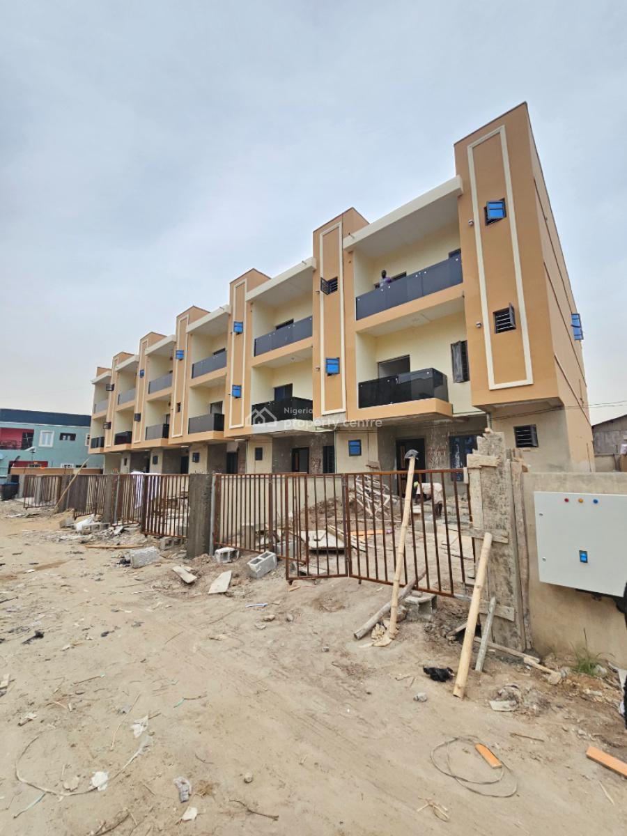 Spacious Self Compound Terraced Duplex, New Oko-oba, Agege, Lagos, Terraced Duplex for Sale