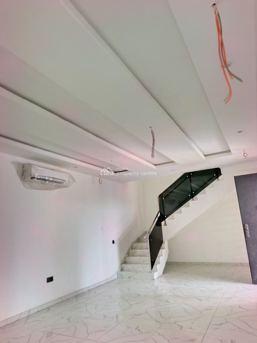Smart Spacious Newly Built 4 Bedrooms Terrace Duplex., in a Very Good 24/7 Power Supply Estate at Abraham Adesanya Axis Ajah, Ajah, Lagos, Terraced Duplex for Rent