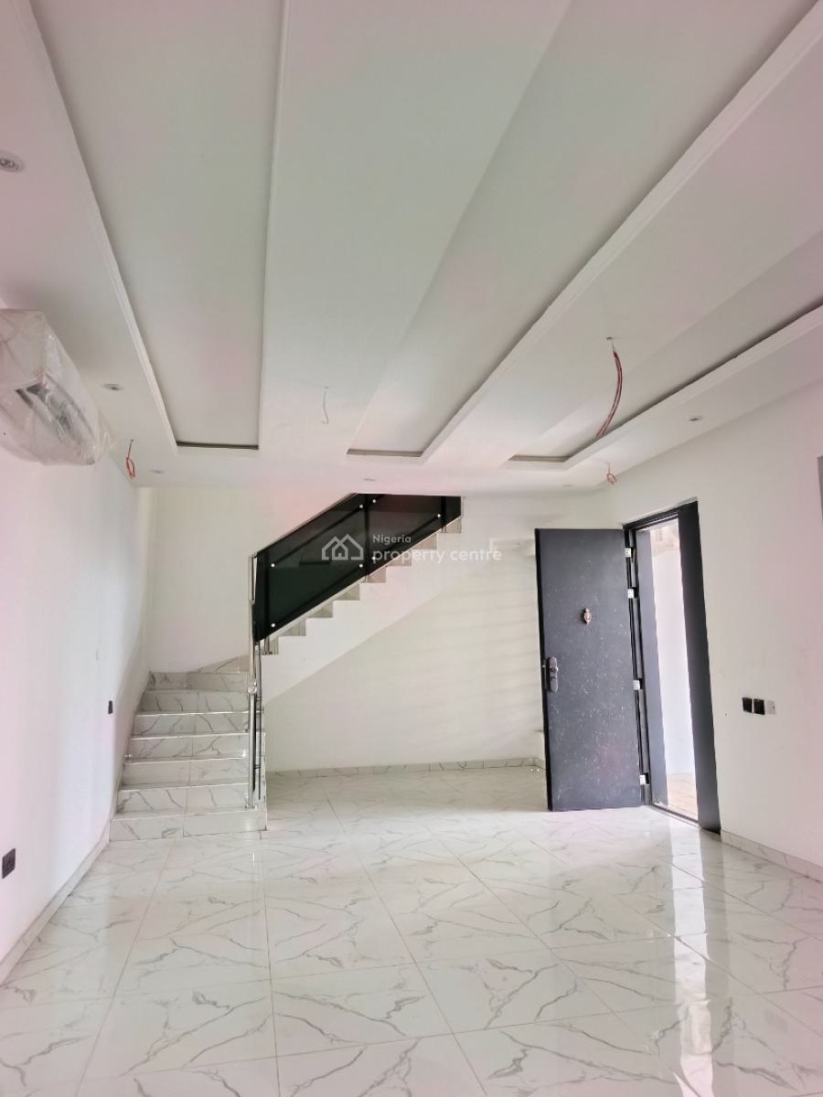 Smart Spacious Newly Built 4 Bedrooms Terrace Duplex., in a Very Good 24/7 Power Supply Estate at Abraham Adesanya Axis Ajah, Ajah, Lagos, Terraced Duplex for Rent