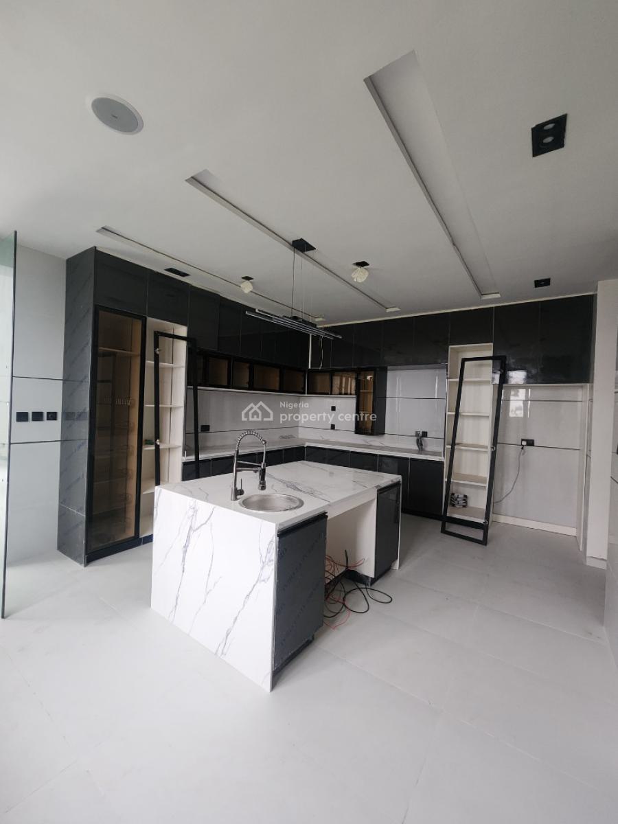 Contemporary 5 Bedroom Semi Detached Duplex with Bq, Cinema, Rooftop, Cowrie Creek Estate, Ikate, Lekki, Lagos, Semi-detached Duplex for Sale