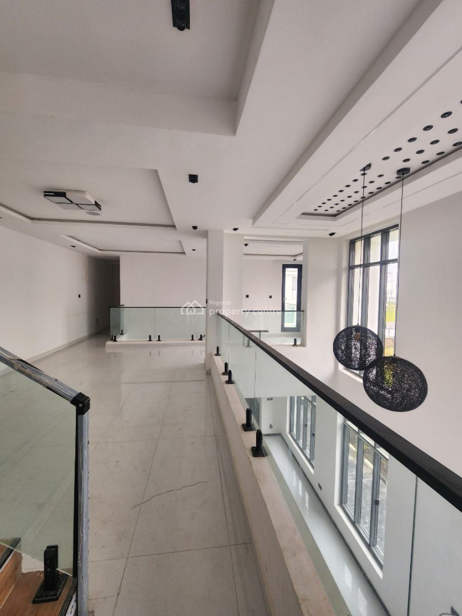 Contemporary 5 Bedroom Semi Detached Duplex with Bq, Cinema, Rooftop, Cowrie Creek Estate, Ikate, Lekki, Lagos, Semi-detached Duplex for Sale