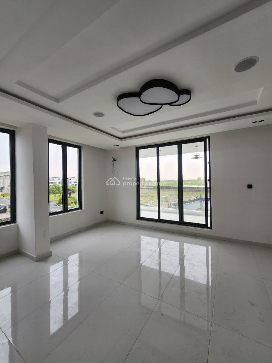 Contemporary 5 Bedroom Semi Detached Duplex with Bq, Cinema, Rooftop, Cowrie Creek Estate, Ikate, Lekki, Lagos, Semi-detached Duplex for Sale