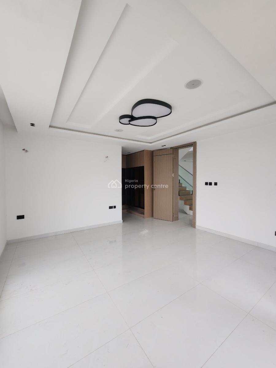 Contemporary 5 Bedroom Semi Detached Duplex with Bq, Cinema, Rooftop, Cowrie Creek Estate, Ikate, Lekki, Lagos, Semi-detached Duplex for Sale