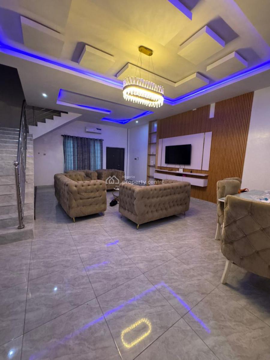 Luxury 3 Bedroom Terrace Duplex with Private Compound, General Paint, Ajah, Lagos, Terraced Duplex for Rent