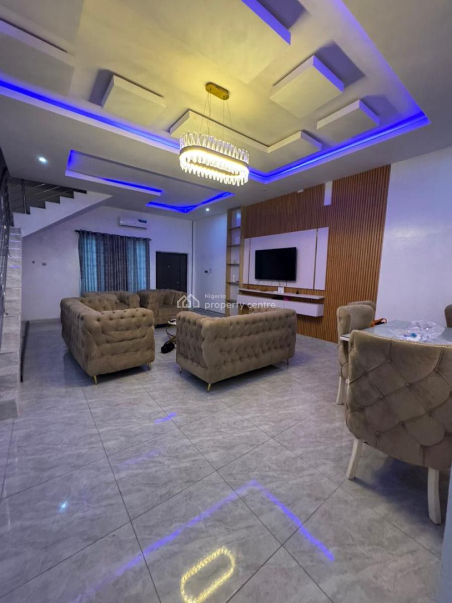 Luxury 3 Bedroom Terrace Duplex with Private Compound, General Paint, Ajah, Lagos, Terraced Duplex for Rent