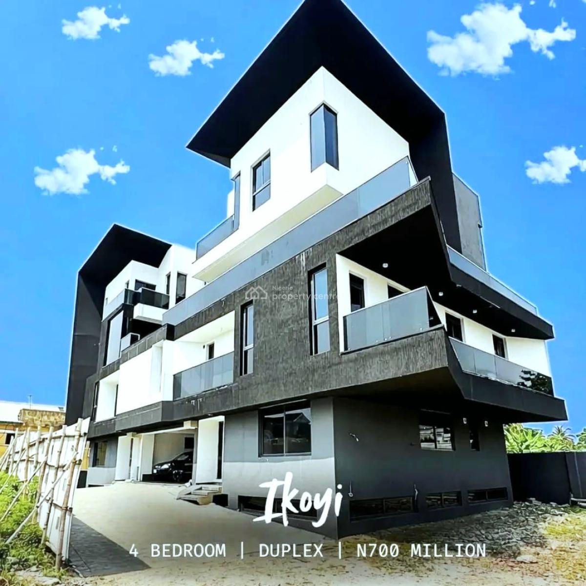Lovely Brand New 4 Bedroom Duplex, Old Ikoyi, Ikoyi, Lagos, Detached Duplex for Sale