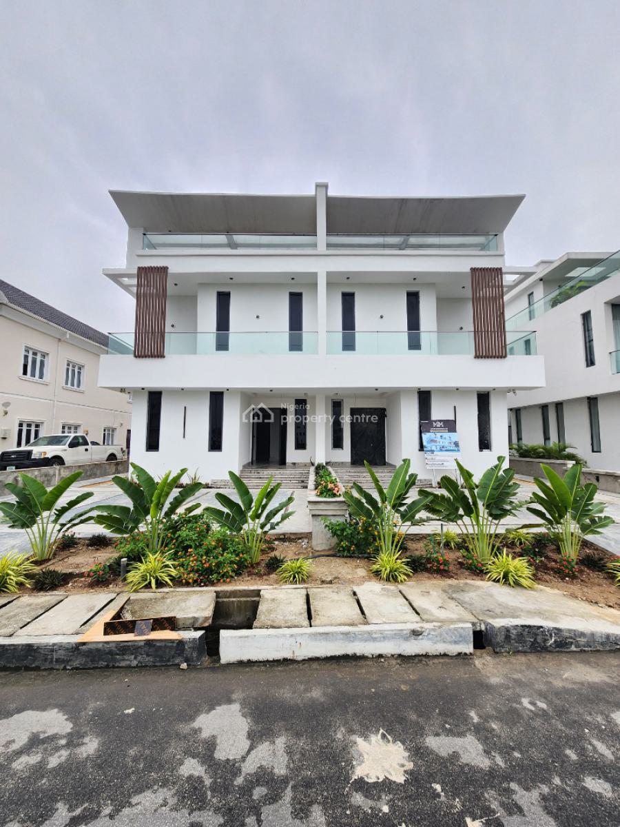 Luxury 5 Bedroom Semi Detached Duplex with Bq, Pool, Cinema, Rooftop, Cowrie Creek Estate, Ikate, Lekki, Lagos, Semi-detached Duplex for Sale