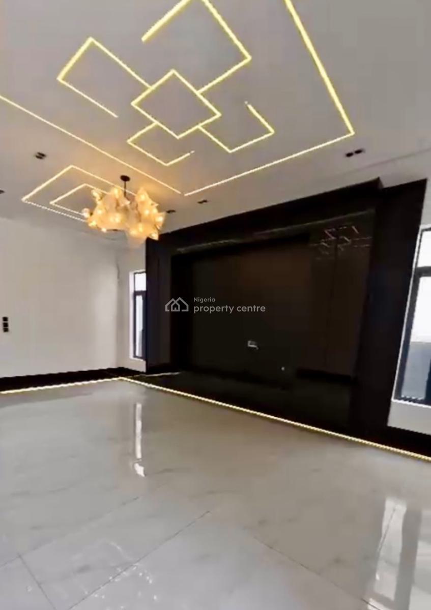 Aesthetically Brand New 5 Bedroom with B Q, Pool, Solar and Inverter, Sangotedo, Ajah, Lagos, Detached Duplex for Sale