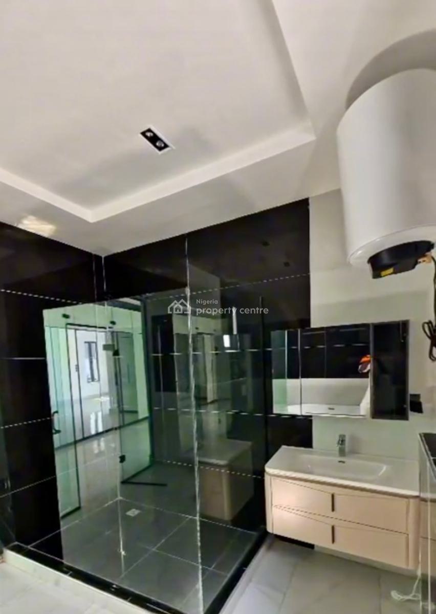 Aesthetically Brand New 5 Bedroom with B Q, Pool, Solar and Inverter, Sangotedo, Ajah, Lagos, Detached Duplex for Sale