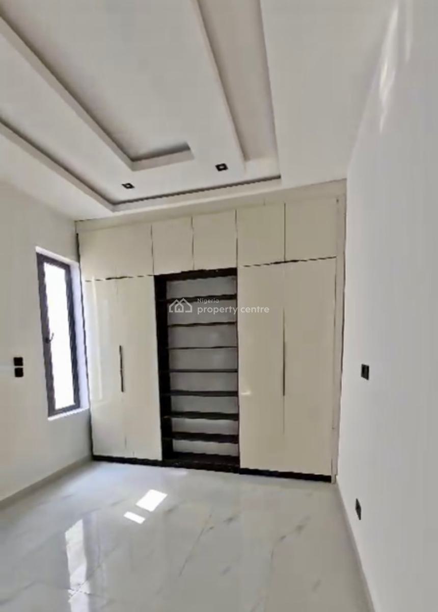 Aesthetically Brand New 5 Bedroom with B Q, Pool, Solar and Inverter, Sangotedo, Ajah, Lagos, Detached Duplex for Sale