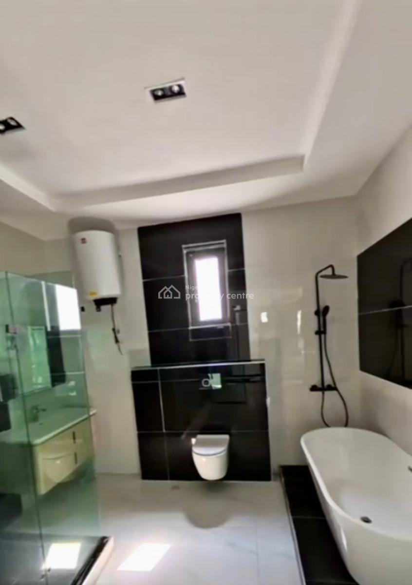 Aesthetically Brand New 5 Bedroom with B Q, Pool, Solar and Inverter, Sangotedo, Ajah, Lagos, Detached Duplex for Sale