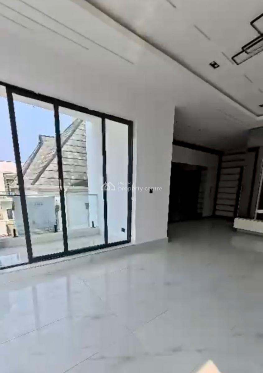 Aesthetically Brand New 5 Bedroom with B Q, Pool, Solar and Inverter, Sangotedo, Ajah, Lagos, Detached Duplex for Sale