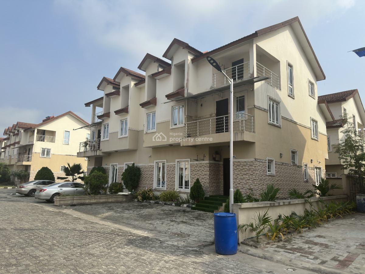 4 Bedroom Semi-detached Duplex with Bq & Study, Cooplag Gardens Estate, Lafiaji, Lekki, Lagos, Semi-detached Duplex for Sale