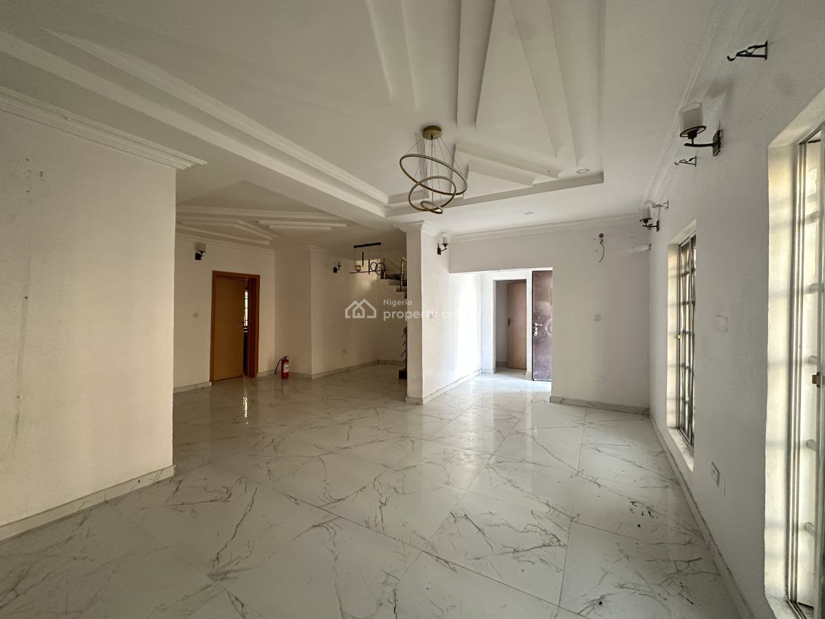 4 Bedroom Semi-detached Duplex with Bq & Study, Cooplag Gardens Estate, Lafiaji, Lekki, Lagos, Semi-detached Duplex for Sale