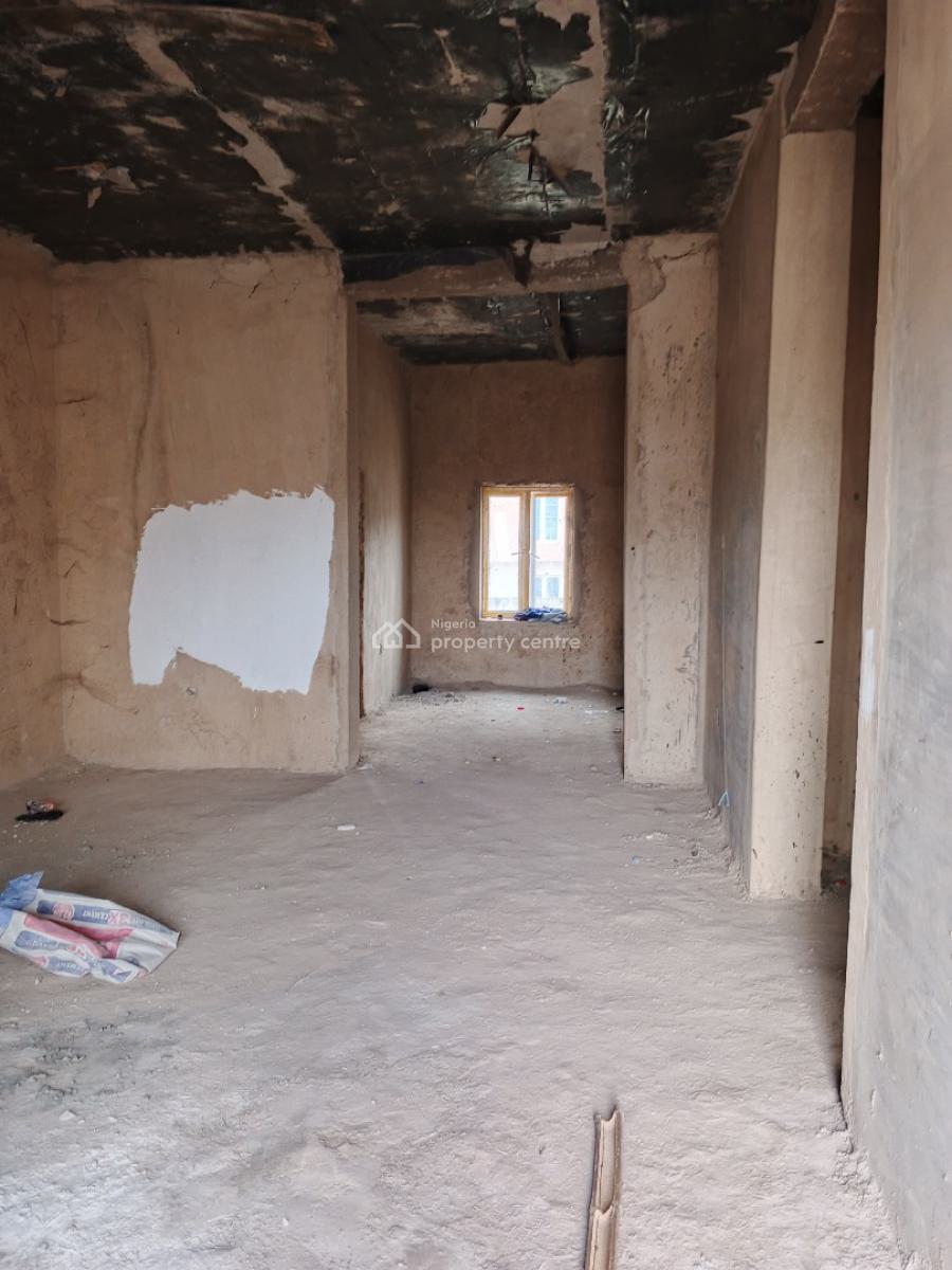 Carcass 2 Bedroom Flat, Katampe Main By Nicon Junction, Katampe, Abuja, Block of Flats for Sale