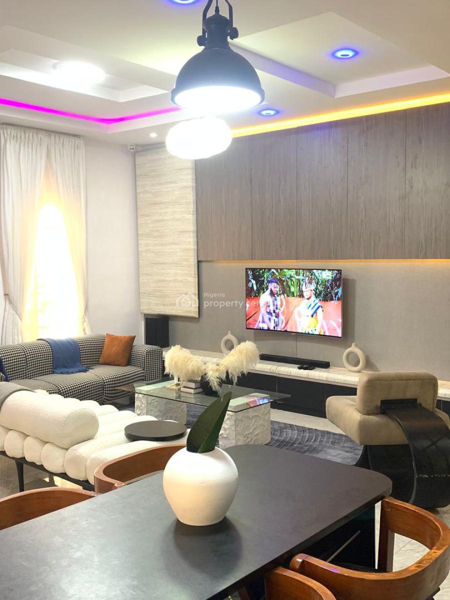 Furnished 4 Bedroom Semi Detached Duplex, Bridge Gate  Estate, Agungi, Lekki, Lagos, Semi-detached Duplex for Rent