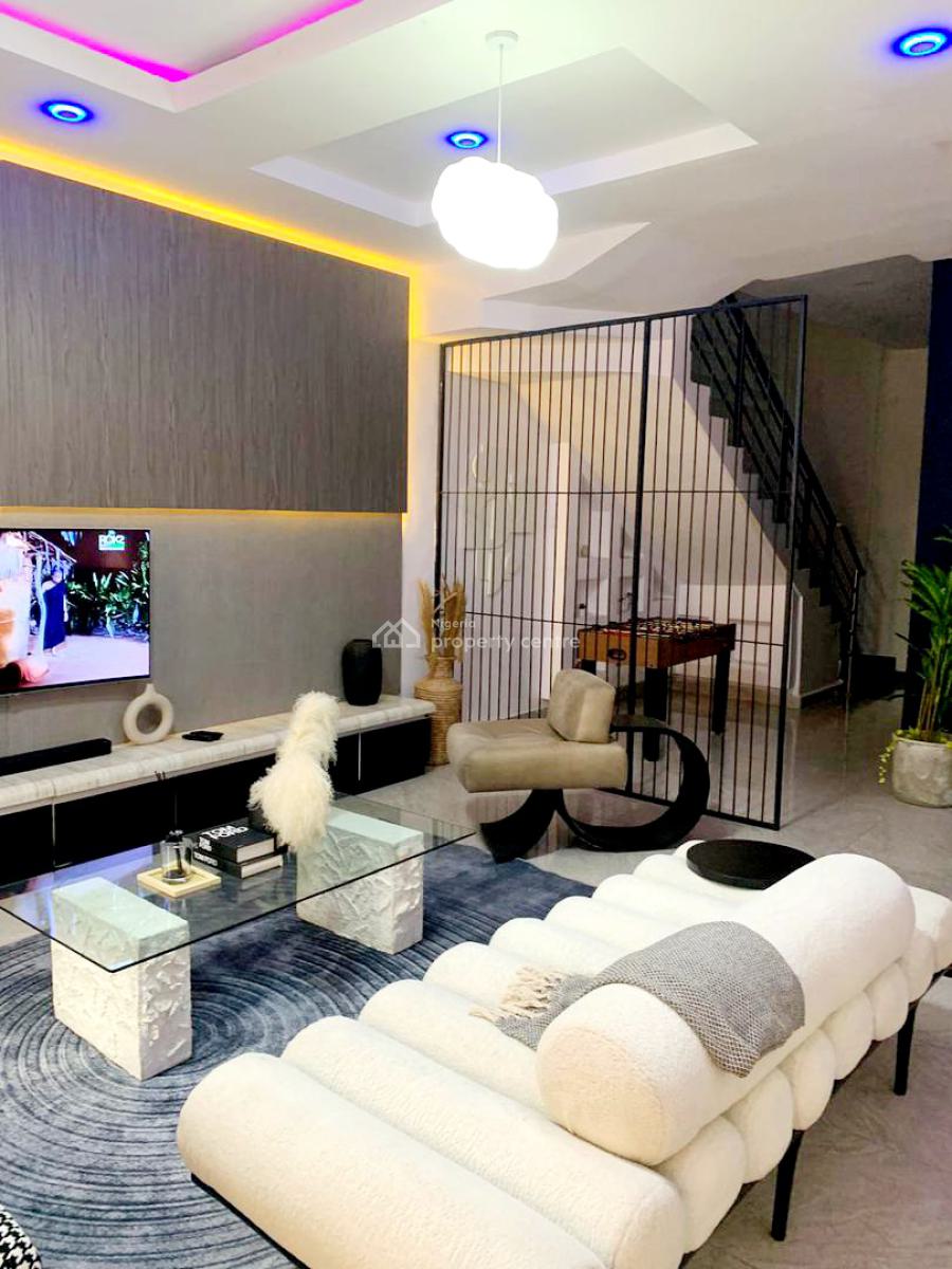 Fully Furnished 4 Bedroom Semi Detached Duplex, Agungi, Lekki, Lagos, Semi-detached Duplex for Rent