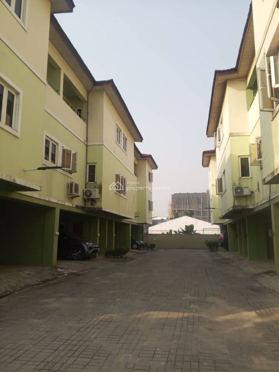 Serviced 3 Bedroom Terrace in a Gated Call to Access Estate, Ikate, Lekki, Lagos, Terraced Duplex for Rent