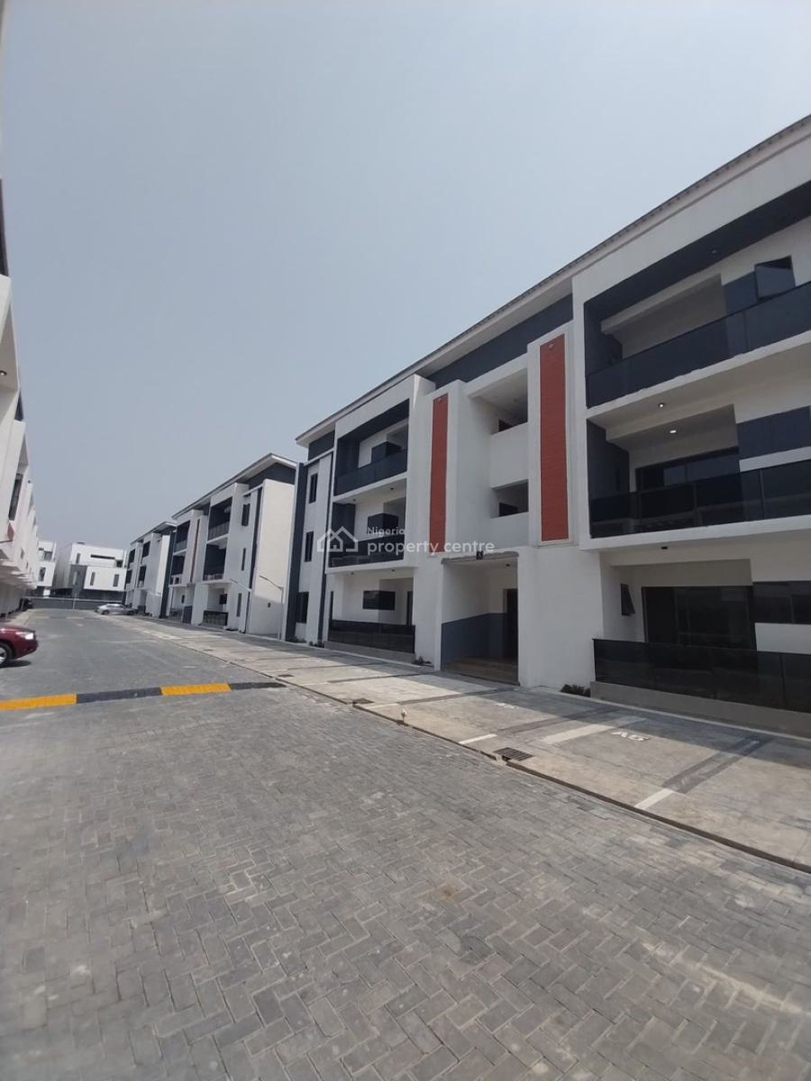 Luxury 4 Bedroom Terrace Duplex with Excellent Facility, Osapa, Lekki, Lagos, Terraced Duplex for Sale